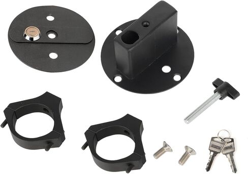 UTV ATV Metal Gas Can Mount with Lock, Aluminum Alloy Oil Mounting Holder Gas Tank Cans Holder for 1.75''-2'' Roll Bar Compatible with Polaris RZR Pioneer Yamaha Can Am Maverick X3 Ranger Camper Van in Saudi Arabia