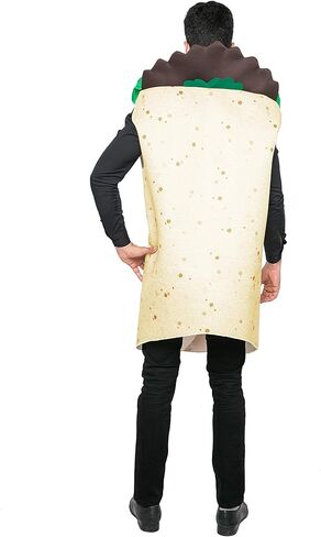 Spooktacular Creations Men Burrito Costume Adult, Fun Food Costume Outfit Set Halloween Costumes Party, Cosplay Party in Kuwait