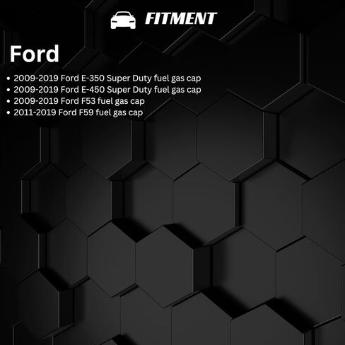 غطاء خزان الوقود غطاء غاز متوافق مع 2009-2019 Ford E-350 Super Duty 2009-2019 Ford E-450 Super Duty 2009-2019 Ford F53 2011-2019 Ford F59 استبدال AC2Z-9030-A in Saudi Arabia