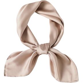 Silk Like Scarf Solid Color Scarf Lightweight Square Scarf Neck Head Scarf Soft Neckerchief Handkerchief
