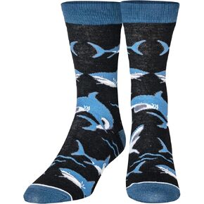 Crazy Socks, Funny Animal Crew Socks, Fun Colorful Barn, Zoo Prints, Assorted