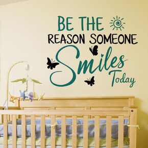 SUPERDANT Be Kind Quotes Wall Sticker in A World Where You Can Be Anything Be Kind Inspirational Wall Decal Stickers for Kids Vinyl Lettering DIY Art Decor for Office Classroom Kids Room Nursery Home