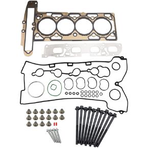 Head Gasket Set w/Cylinder Head Bolts for 2010-2017 Chevy Equinox Malibu GMC Terrain Buick Regal Lacrosse 2.4L 2384cc 145cid L4 DOHC HS26517PT