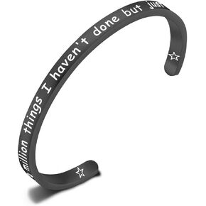 PLITI Musical Fans Gift There's A Million Things I Haven't Done But Just You Wait Bracelet