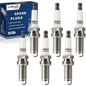 Iridium Spark Plugs 6 Pack 4469 LFR5AIX11 Fits for 2002 2003 2004 2005 2006 Nissan Altima 3.5 Maxima Murano Pathfinder Frontier Quest Xterra & Infiniti G35 FX35 M35 I35 V6 3.5L Spark Plug