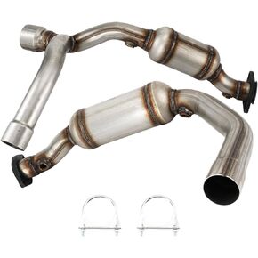 Catalytic Converter Compatible With RAM 1500 5.7L 2006-2007 20H42-834 4X4 ONLY Front 14631 2pcs Stainless Steel High Flow Catalytic Convertor