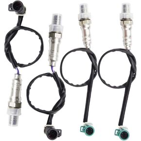 4PCS Oxygen O2 Sensor 1 & 2 for 2004-2008 Ford F-150 4.2L/4.6L/5.4L;2006-2008 Lincoln Mark LT 5.4L Upstream + Downstream