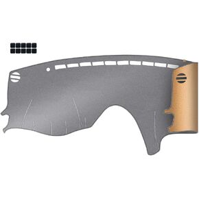 Upgrade Dacron Dashboard Cover Fit for 2004 2005 2006 2007 2008 2009 2010 Toy-OTA Sienna Effective Anti Glare, Reduce Reflection, Sun Protection, Dust Proof, UV-Proof -Grey