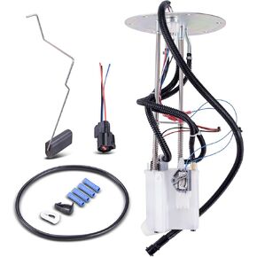 A-Premium Electric Fuel Pump Module Assembly with Sending Unit Compatible with Ford E50 E-250 E-350 Econoline Club Wagon, Rear Tank Only