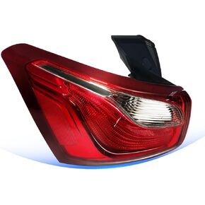 Tail Lights Compatible with Chevrolet Equinox 2018 2019 2020 2021 Chevy Taillights Rear Lamp Halogen Bulbs Replace 84769836 Right Passenger Side