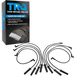 TRQ Spark Plug Wire Set Compatible with 1974-1987 Chevrolet 1974-1987 GMC