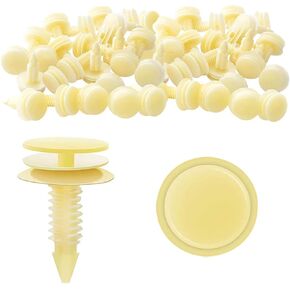 Mandark 50PCS Car Door Trim Panel Retainer Clips, OEM# 10153057 Vehicle Trimming Fasteners, Auto Door Panel Fastener Rivet Replacement for 8mm Hole, Compatible with Regal, Astro, Cavalier