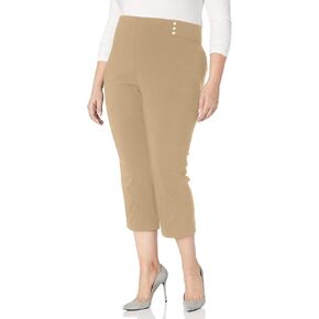Rafaella Women's Plus Size Supreme Stretch Capri