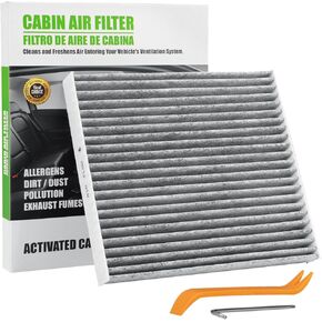 CF11671(CP671) Cabin Air Filter w/Activated Carbon Compatible with JEEP Wagoneer 2022-2023, MAZDA CX-7 2007-2012, RAM 1500 2500 2016-2024.