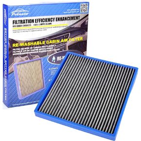 MAP 5002 (CF10134) Re-Washable Car Cabin Air Filter Replacement for ACURA CSX ILX MDX RDX RLX TLX TSX TSX2 ZDX, HONDA ACCORD CROSSTOUR CIVIC CROSSTOUR CR-V ODYSSEY PASSPORT PILOT RIDGELINE