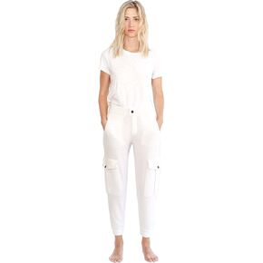 Women's Cargo Pants - 100% Cashmere Side Pockets Breathable Comfy Fitted