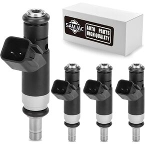 Set of 4 Fuel Injectors FJ1058 Compatible with Jeep Compass Patriot 2007-2017, Dodge Journey 2009-2015, Avenger 2008-2014, Chrysler 200 Sebring 2007-2014, 2.0L 2.4L Engines, Replaces 04891577AC