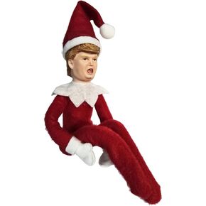 ALLAURA Trmp Red Elf Christmas Elf Decoration — A Festive Christmas Ornament Elf for Holiday and Fun-Loving Families, Funny Gag Gifts for Christmas | The #1 Christmas Unique Gift (Red)