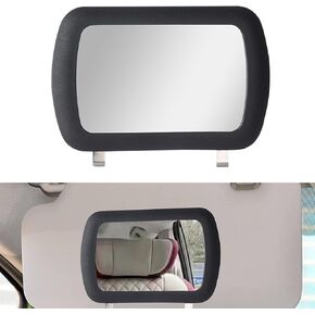 Car Sun Visor Vanity Mirror, Car Makeup Vanity Mirror, Clip-on Rear View Sun-Shading Cosmetic Mirror, Car Essentials, Car Visor Cosmetic Vanity Mirror for Car Truck SUV