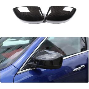 Car Door Sideview Mirror Cover Cap for Maserati Levante Car Decoration Accessories Rearview Mirror Cover Tri Carbon Fiber Style 2PCS