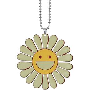 Happy Smiley Face Rear View Mirror Accessories - Car Mirror Hanging Accessories Backpack Key Hanging Pendant - Car Decorations Christmas Tree Ornament Festival Ornaments Gift