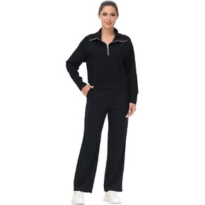 Blaosn Cute 2 Piece Sets Outfits for Women Oversized Sweatshirt Wide Leg Pants Workout Sweatpants Matching Lounge Clothes