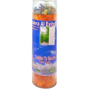Ladder to Success-Palm Wax Spiritual Intention Spell Candle-[Orange] | Vela CASA ESOTERICA PERFUMADA- (ESCALERA AL EXITO)