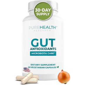 Gut Health Flavonoids Supplements - Gut Cleanse & Restore Good Digestion - Antioxidant Supplement with Berberine, Ginger, Quercetin - Gut Restore Formula to Balance and Support Digestion - 1 Bottle