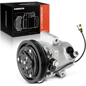 A-Premium Air Conditioner AC Compressor with Clutch Compatible with Smart Fortwo 1.0L 2008-2015