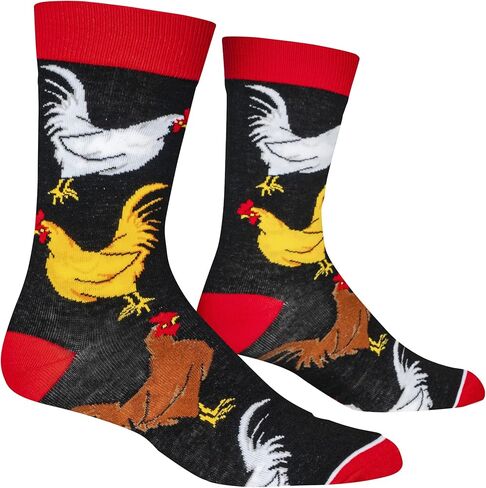 Crazy Socks, Funny Animal Crew Socks, Fun Colorful Barn, Zoo Prints, Assorted in Kuwait