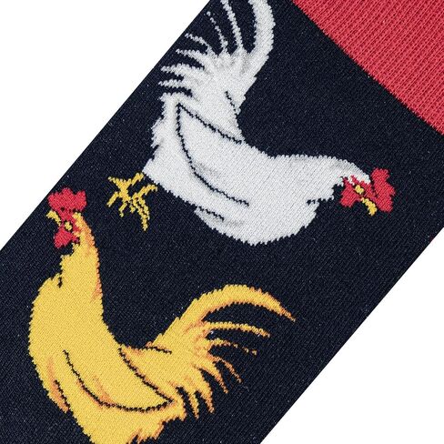 Crazy Socks, Funny Animal Crew Socks, Fun Colorful Barn, Zoo Prints, Assorted in Kuwait