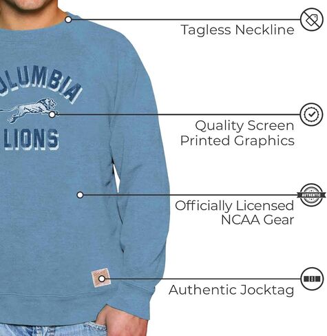 Adult University Crewneck (UCSB Gauchos - Royal, Small) in Saudi Arabia