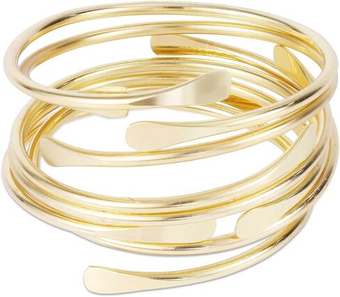 6pcs Bangle Cuff Bracelets for Women, Bangle Bracelets Trendy Bangles Dainty Cuff Bracelet Stackable Bracelets for Women Jewelry Gifts in Saudi Arabia