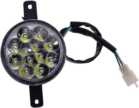 PRO BAT 12V 3Wrie LED Front Head Light Lamp for 110cc 125cc 150cc 200cc 250cc TaoTao Baja Coolster 3150A 3150DX ATV Quad 4 Wheeler in Saudi Arabia