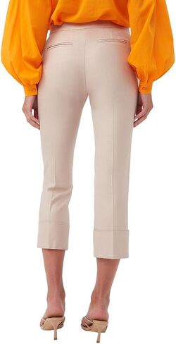 Trina Turk Women's Cropped Pant with Cuffed Hem in Kuwait
