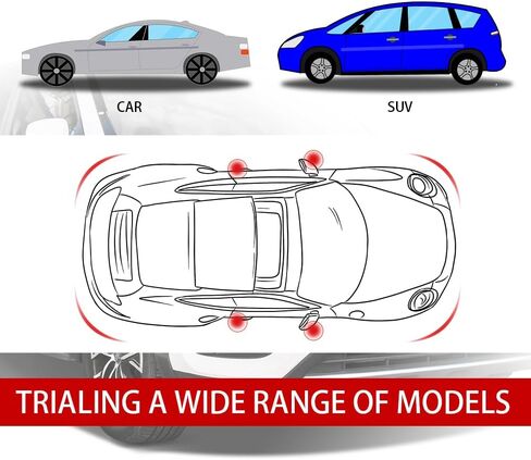 4 قطع مرآة الرؤية الخلفية للسيارة شريط كشط مضاد للتصادمات، ملصق تقليم مضاد للفرك ومضاد للخدش، واقي مرآة الرؤية الخلفية من ألياف الكربون، ملحقات سيارة عالمية تناسب جميع السيارات in Kuwait