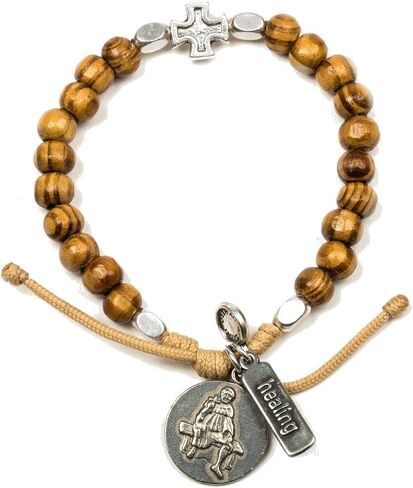 سوار قديسي بطلي المتأصل في الإيمان - سانت بيريجرين/لون فضي (شفاء) in Kuwait