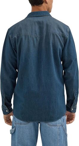 Wrangler Men's Long Sleeve Denim Shirt in Kuwait