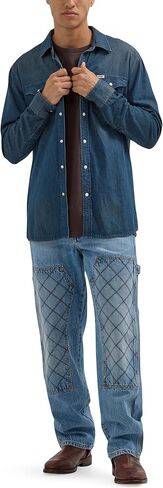 Wrangler Men's Long Sleeve Denim Shirt in Kuwait