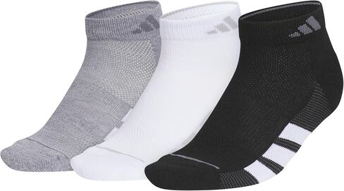 adidas Women's All Day Training Low Cut Socks (3-Pair) Athletic Performance with Targeted Cushion for Running in Saudi Arabia