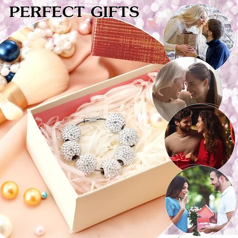 Sureio 16mm Clay Rhinestone Beads Charms for Crafting Accessories Compatible with Bogg Bag Christmas Gift for Mom in Saudi Arabia