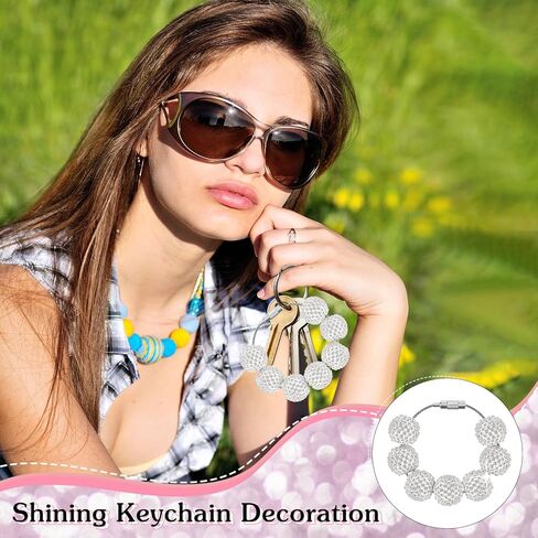 Sureio 16mm Clay Rhinestone Beads Charms for Crafting Accessories Compatible with Bogg Bag Christmas Gift for Mom in Saudi Arabia