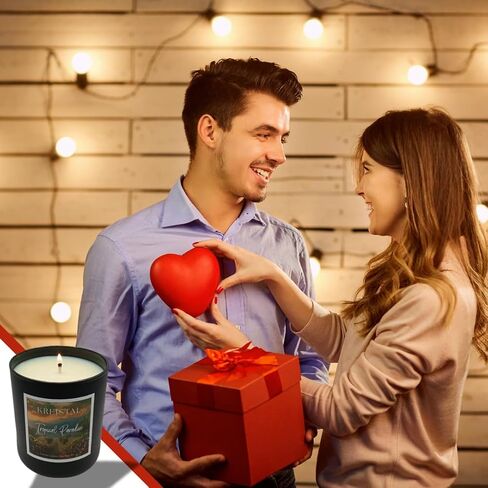 شموع معطرة فاخرة، شموع عطرية مع عطور زيتية أساسية، هدية مثالية لديكور المنزل، والاسترخاء، وتخفيف التوتر | صديقة للبيئة وطويلة الأمد (الجنة الاستوائية) in Saudi Arabia