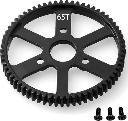 32P Spur Gear, 57T 0.8 Metric Pitch, Compatible with 32P, Hardened Steel 57 Tooth 0.8M Spur Main Gear for 1/10 TRAXXAS Ford Rustler Slash Stampede 4X4 Summit T-Maxx E-REVO Jato Arrma in Saudi Arabia