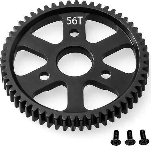 32P Spur Gear, 57T 0.8 Metric Pitch, Compatible with 32P, Hardened Steel 57 Tooth 0.8M Spur Main Gear for 1/10 TRAXXAS Ford Rustler Slash Stampede 4X4 Summit T-Maxx E-REVO Jato Arrma in Saudi Arabia