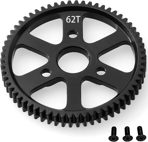 32P Spur Gear, 57T 0.8 Metric Pitch, Compatible with 32P, Hardened Steel 57 Tooth 0.8M Spur Main Gear for 1/10 TRAXXAS Ford Rustler Slash Stampede 4X4 Summit T-Maxx E-REVO Jato Arrma in Saudi Arabia