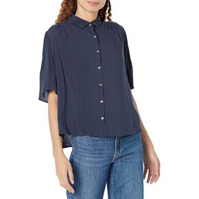 Velvet by Graham & Spencer Women's Nikki Rayon Challis Button Up Shirt