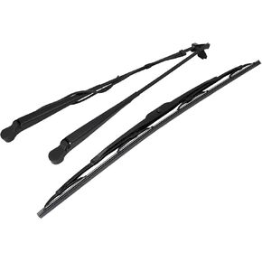 Wiper Arm 47778552 Wiper Blade Kit 47405956 Compatible with Case Skid Steer Loader SV185 SV250 SV280 SR130 SR150 SR160 SR175 SR240 SR250 SR270 Compact Track Loader TR270 TR310 TR320 TR340