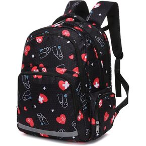 Gatycallaty Nurse Backpack for Women Girls Laptop Work Bag College Nursing Assitant Cna Cma Home Health Hospital Commuter Essentials Gift (heart)