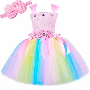 Tutu Dress for Girls Birthday Party Tulle Dresses Toddler Kids Princess Costume